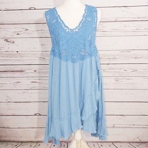 Nwot Free People tstrap tiered dress DB2